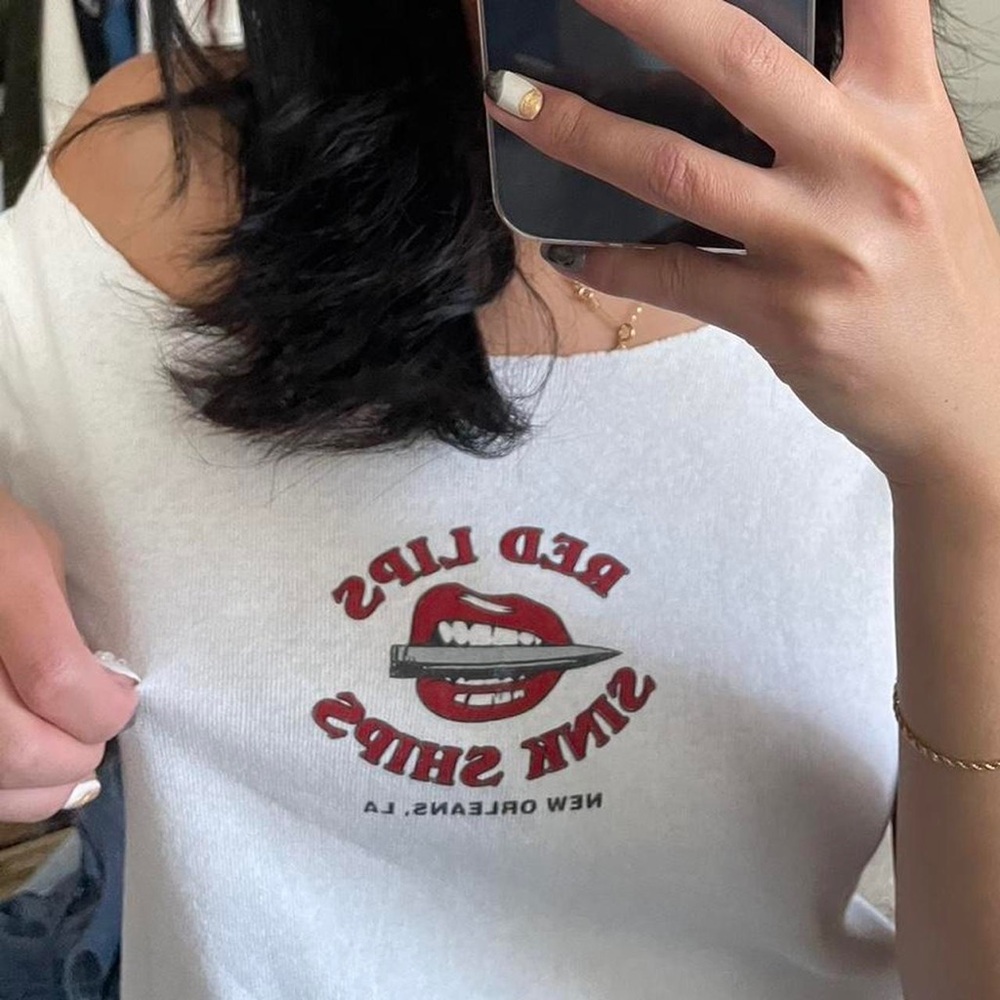 BNWOT brandy graphic longsleeve